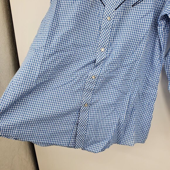 Vintage Gap Fashion Pioneers Blue Western Pearl Snap Cowboy Shirt Size Large - Picture 6 of 10
